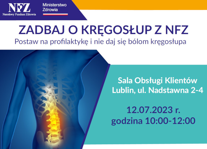 infografika: Zadbaj o kręgosłup