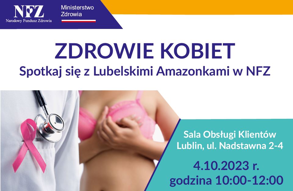 Tekst: Zdrowie kobiet Spotkaj się z Lubelskiemi Amazonkami w NFZ
