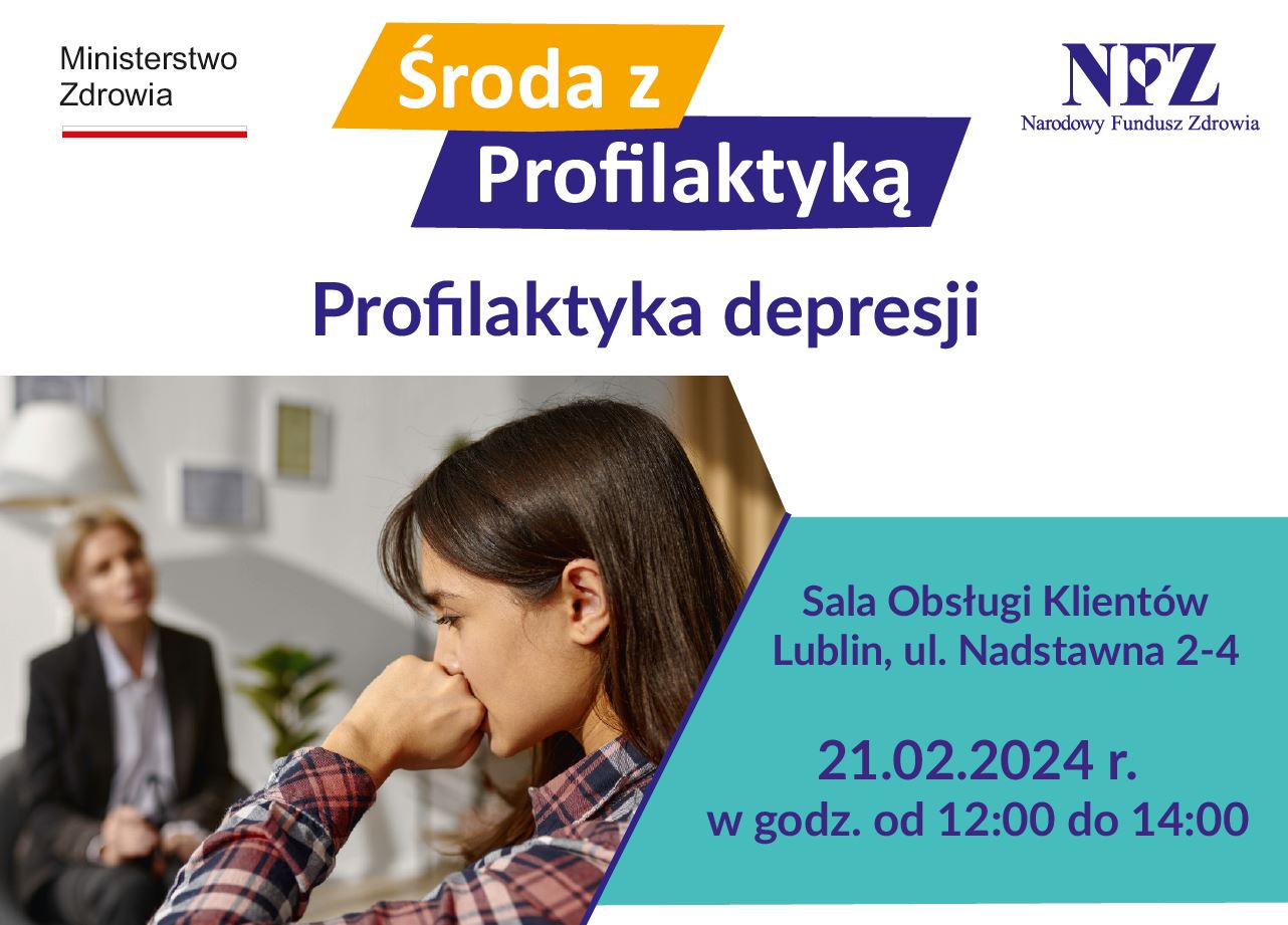 Tekst: środa z profilaktyką, profilaktyka depresji