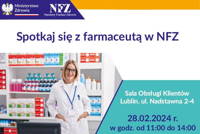 Tekst: spotkaj się z farmaceutą w nfz