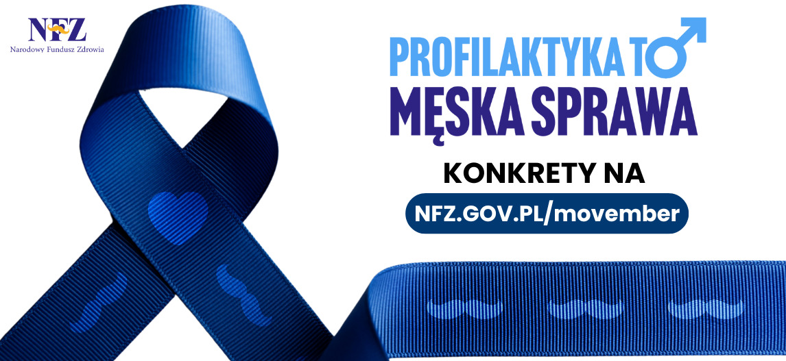 Infografika. Tekst: Profilaktyka to męska sprawa